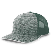 Pacific Headwear 106C Aggressive Heather Trucker Snapback Cap