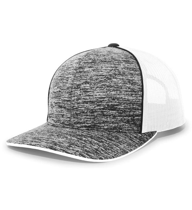 Pacific Headwear 106C Aggressive Heather Trucker Snapback Cap