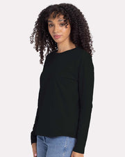 Next Level Women's Cotton Relaxed Long Sleeve T-Shirt - 3911
