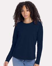 Next Level Women's Cotton Relaxed Long Sleeve T-Shirt - 3911