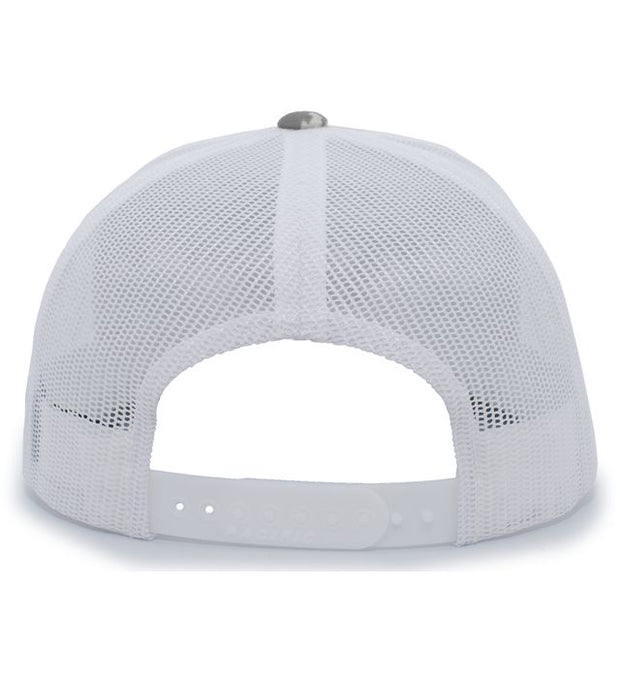 Pacific Headwear 108C Camo Snapback Trucker Cap