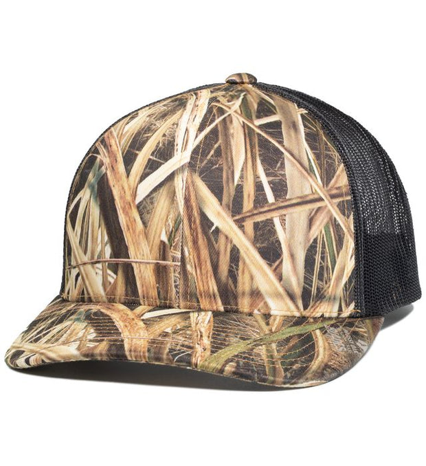 Pacific Headwear 108C Camo Snapback Trucker Cap