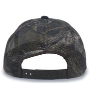 Pacific Headwear 108C Camo Snapback Trucker Cap