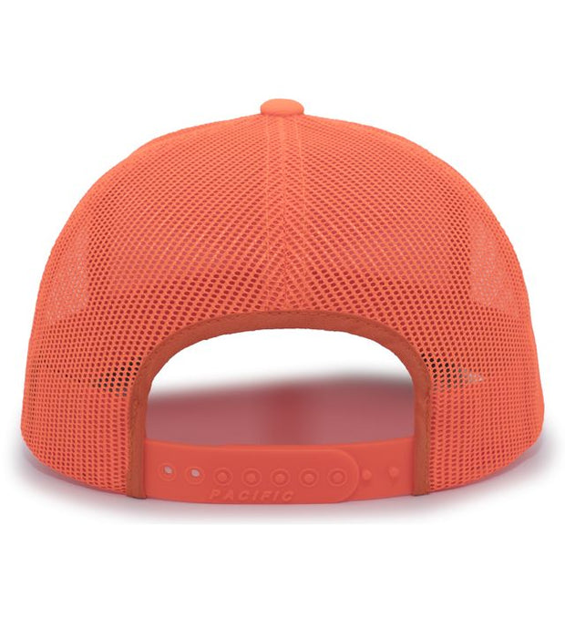 Pacific Headwear 108C Camo Snapback Trucker Cap