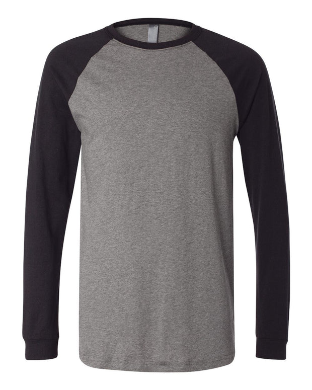 BELLA + CANVAS Long Sleeve Jersey Baseball Tee - 3000