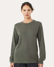 Heather CVC Long Sleeve Tee - BELLA + CANVAS 3501CVC