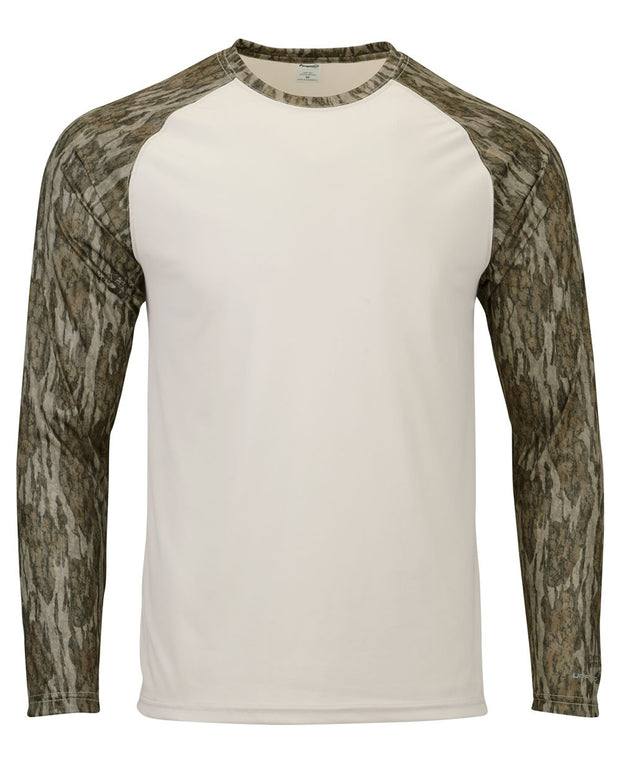 Paragon Jackson Mossy Oak Colorblocked Long Sleeve T-Shirt - 236