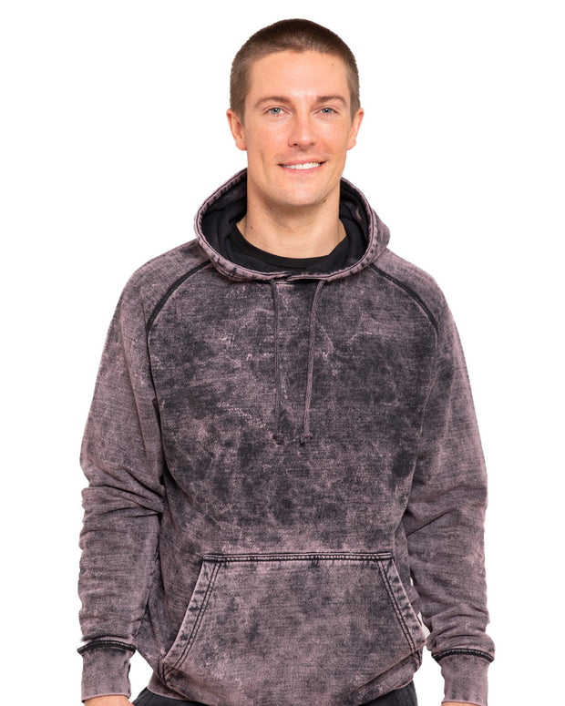 Lane Seven LST004 - Unisex Vintage Raglan Hooded Sweatshirt