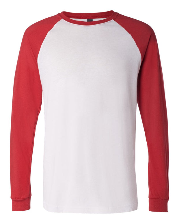 BELLA + CANVAS Long Sleeve Jersey Baseball Tee - 3000