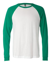 BELLA + CANVAS Long Sleeve Jersey Baseball Tee - 3000