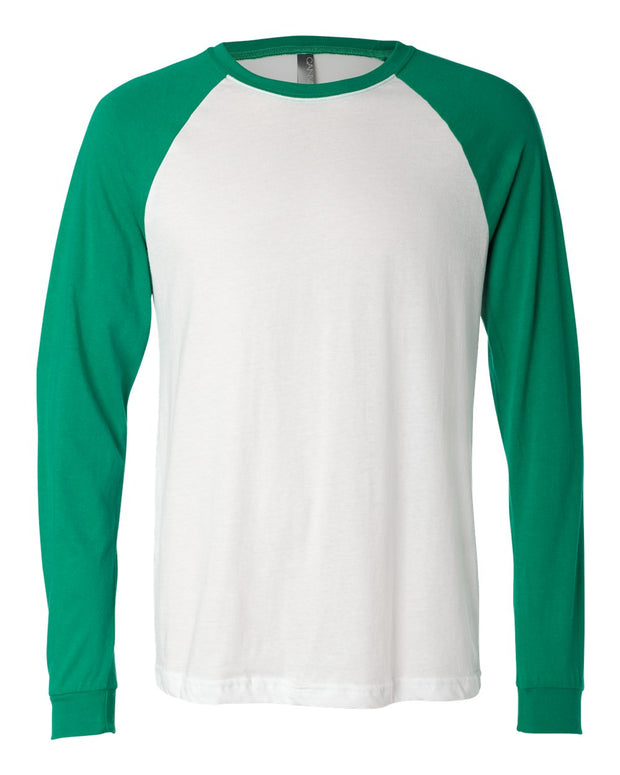 BELLA + CANVAS Long Sleeve Jersey Baseball Tee - 3000