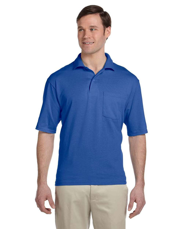 JERZEES - SpotShield® 50/50 Polo with Pocket - 436MPR