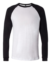 BELLA + CANVAS Long Sleeve Jersey Baseball Tee - 3000