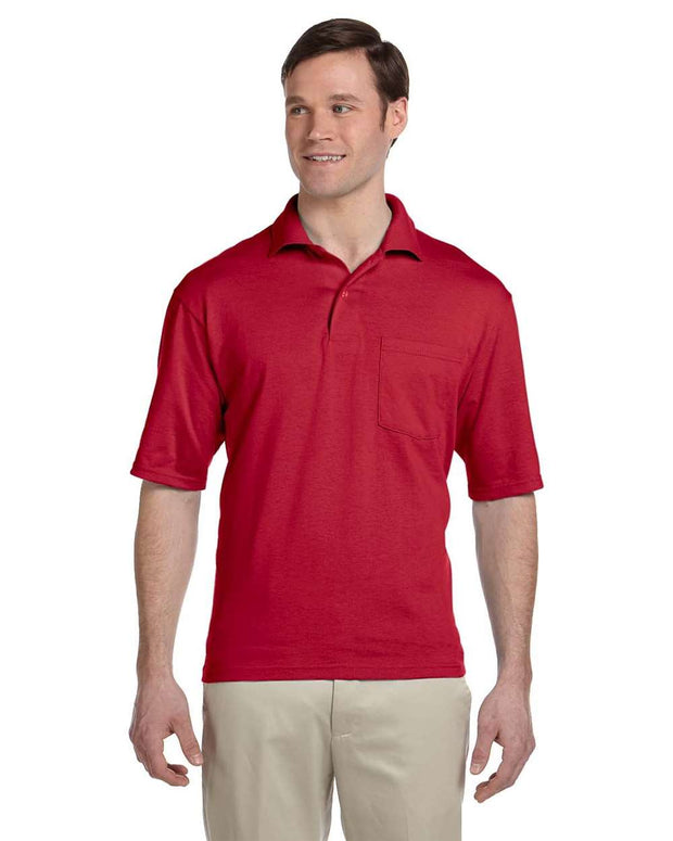JERZEES - SpotShield® 50/50 Polo with Pocket - 436MPR