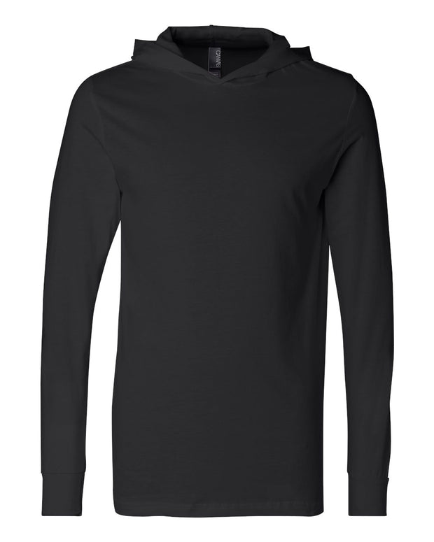 BELLA + CANVAS Jersey Hooded Long Sleeve Tee - 3512