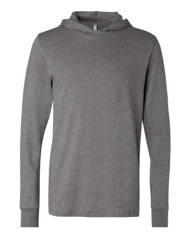 BELLA + CANVAS Jersey Hooded Long Sleeve Tee - 3512
