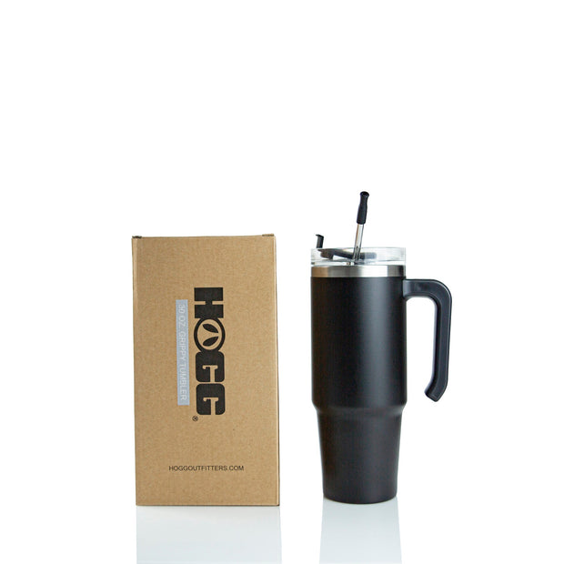 30oz POWDER COATED GRIPPY TUMBLER