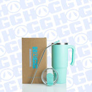 30oz POWDER COATED GRIPPY TUMBLER