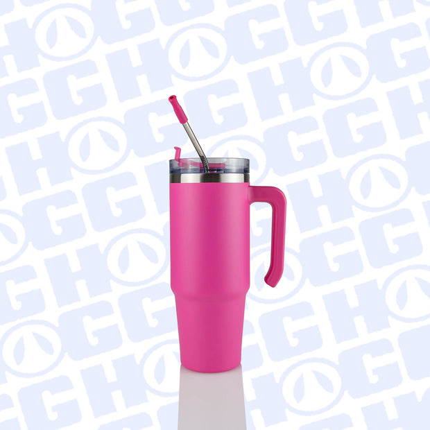30oz POWDER COATED GRIPPY TUMBLER