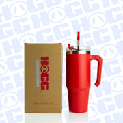 30oz POWDER COATED GRIPPY TUMBLER