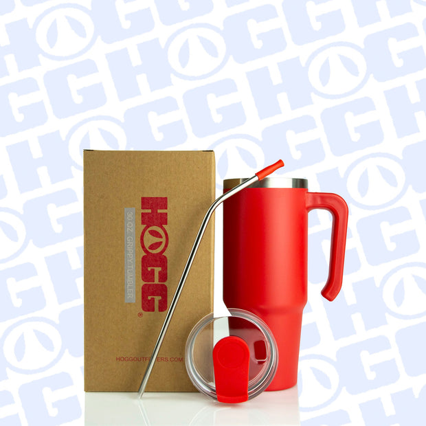 30oz POWDER COATED GRIPPY TUMBLER