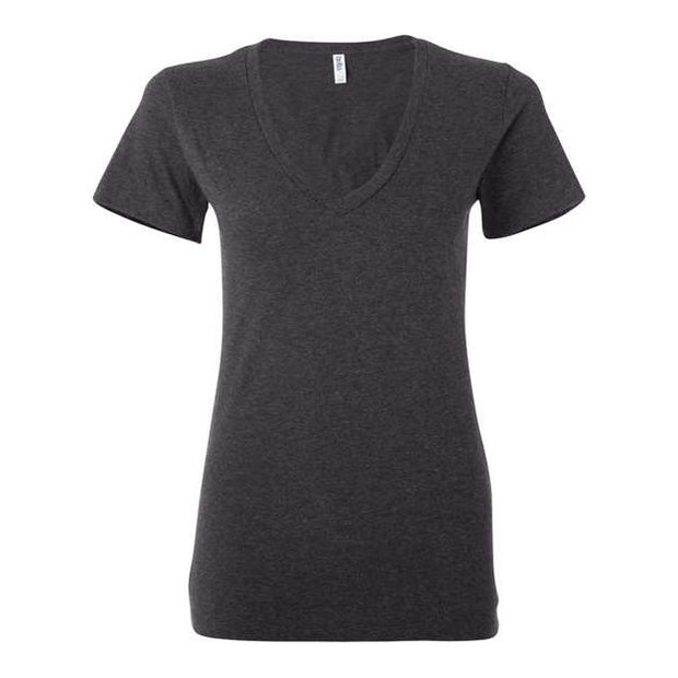 BELLA + CANVAS Women’s Jersey Deep V-Neck Tee - BELLA + CANVAS 6035