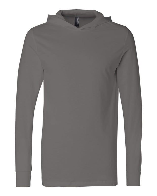 BELLA + CANVAS Jersey Hooded Long Sleeve Tee - 3512