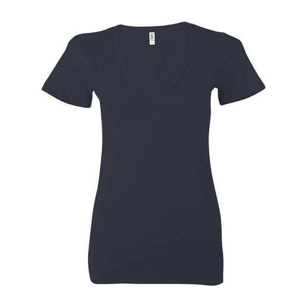 BELLA + CANVAS Women’s Jersey Deep V-Neck Tee - BELLA + CANVAS 6035