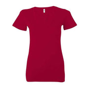 BELLA + CANVAS Women’s Jersey Deep V-Neck Tee - BELLA + CANVAS 6035
