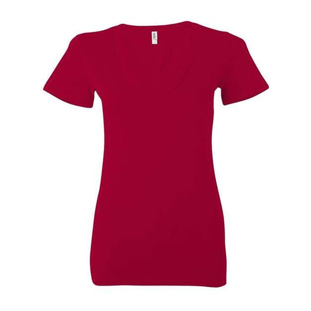 BELLA + CANVAS Women’s Jersey Deep V-Neck Tee - BELLA + CANVAS 6035