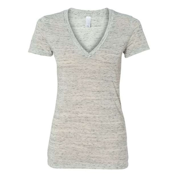 BELLA + CANVAS Women’s Jersey Deep V-Neck Tee - BELLA + CANVAS 6035