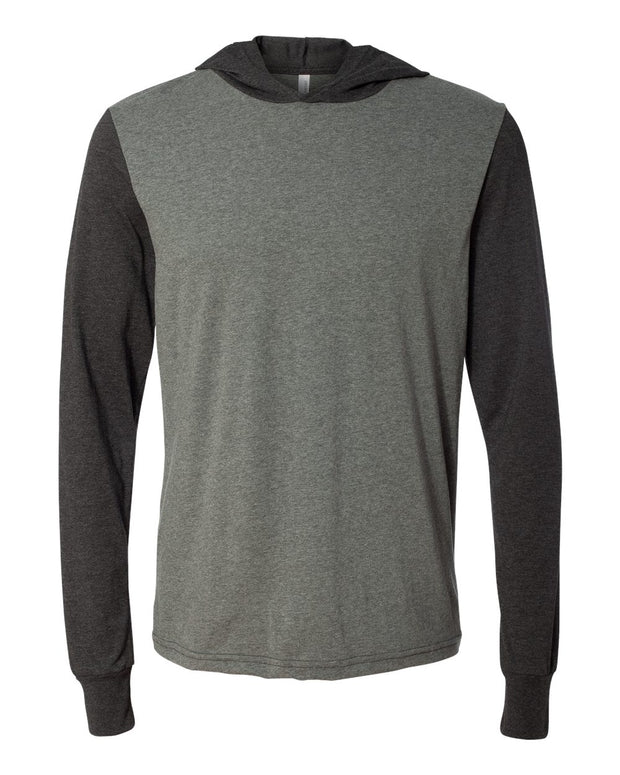 BELLA + CANVAS Jersey Hooded Long Sleeve Tee - 3512