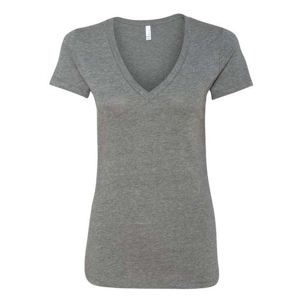 BELLA + CANVAS Women’s Jersey Deep V-Neck Tee - BELLA + CANVAS 6035