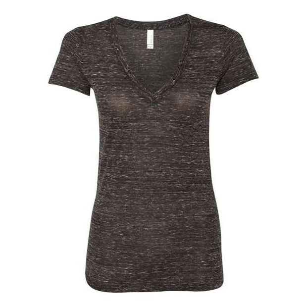 BELLA + CANVAS Women’s Jersey Deep V-Neck Tee - BELLA + CANVAS 6035