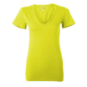 BELLA + CANVAS Women’s Jersey Deep V-Neck Tee - BELLA + CANVAS 6035