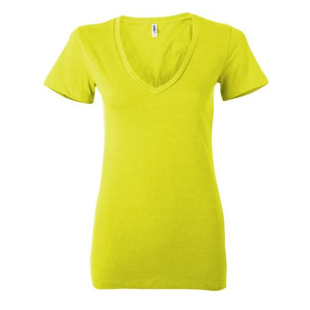 BELLA + CANVAS Women’s Jersey Deep V-Neck Tee - BELLA + CANVAS 6035