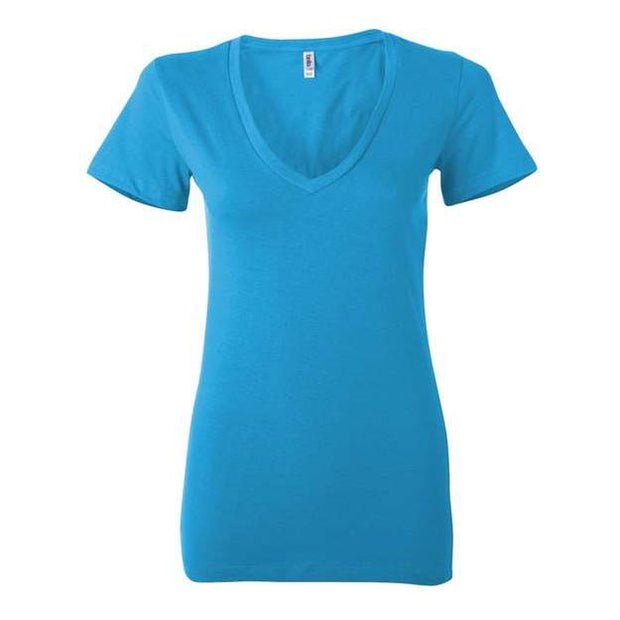 BELLA + CANVAS Women’s Jersey Deep V-Neck Tee - BELLA + CANVAS 6035