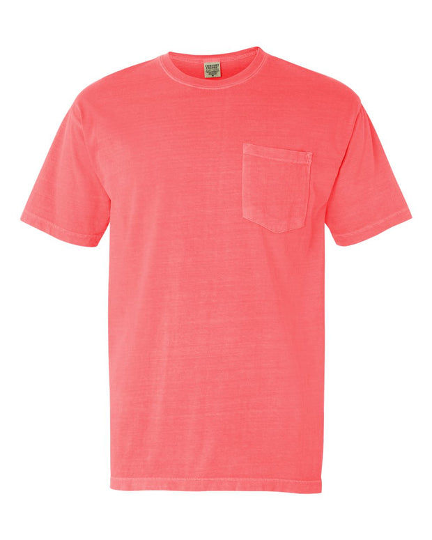 Comfort Colors Garment-Dyed Heavyweight Pocket T-Shirt 6030