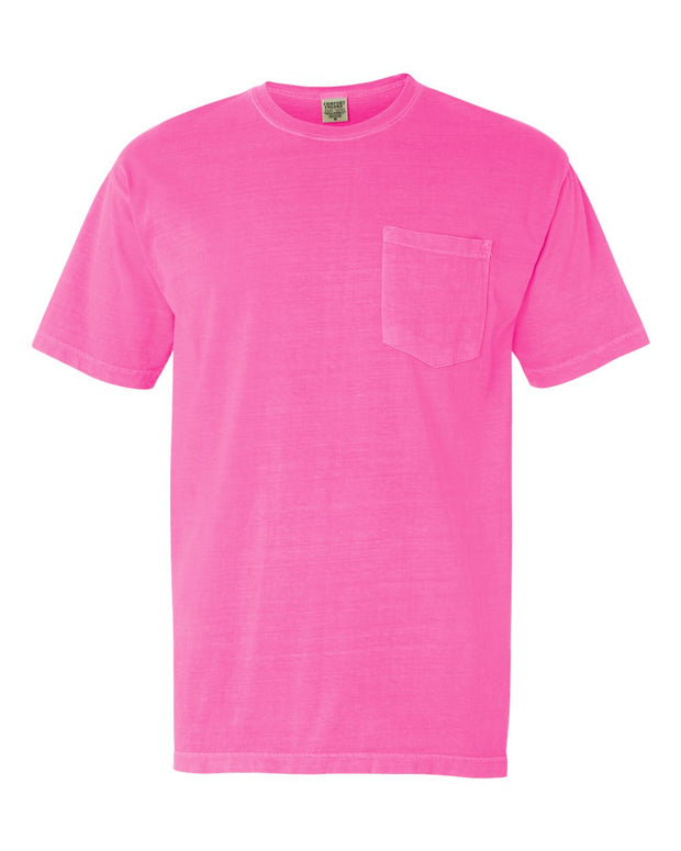 Comfort Colors Garment-Dyed Heavyweight Pocket T-Shirt 6030