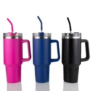 40oz POWDER COATED TRAVELER TUMBLER