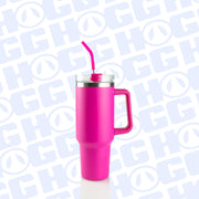 40oz POWDER COATED TRAVELER TUMBLER
