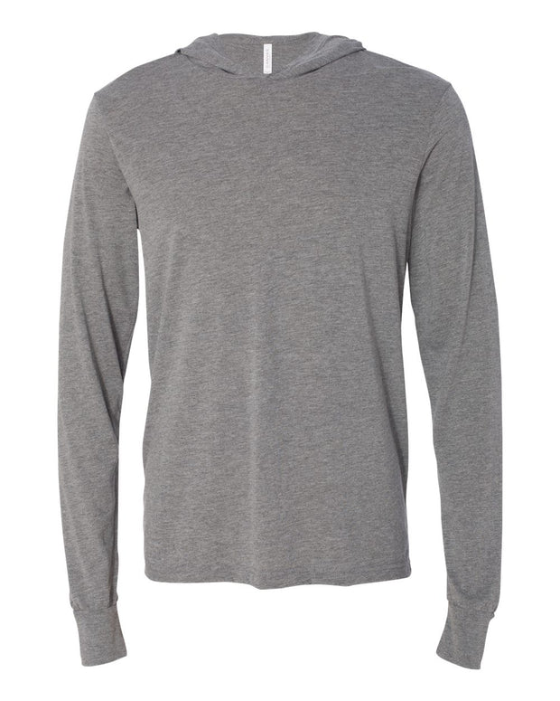BELLA + CANVAS Jersey Hooded Long Sleeve Tee - 3512