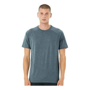 BELLA + CANVAS Men's Heather CVC Raglan Tee - 3201