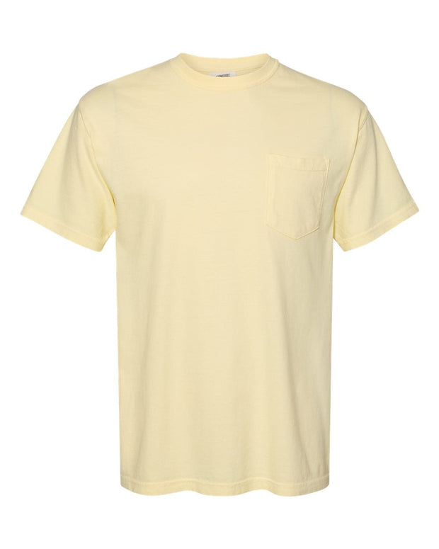 Comfort Colors Garment-Dyed Heavyweight Pocket T-Shirt 6030