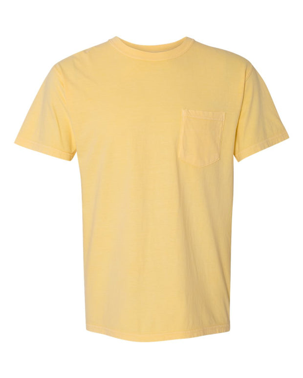 Comfort Colors Garment-Dyed Heavyweight Pocket T-Shirt 6030