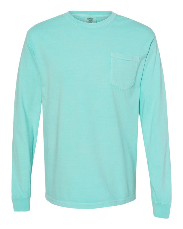 Comfort Colors Garment-Dyed Heavyweight Long Sleeve Pocket T-Shirt - 4410