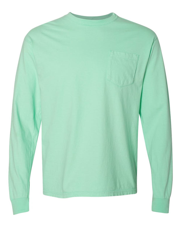Comfort Colors Garment-Dyed Heavyweight Long Sleeve Pocket T-Shirt - 4410