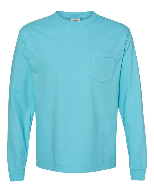 Comfort Colors Garment-Dyed Heavyweight Long Sleeve Pocket T-Shirt - 4410