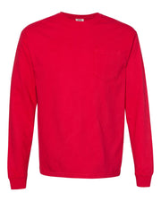 Comfort Colors Garment-Dyed Heavyweight Long Sleeve Pocket T-Shirt - 4410