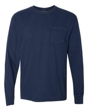 Comfort Colors Garment-Dyed Heavyweight Long Sleeve Pocket T-Shirt - 4410